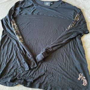 Brand new never worn black Harley Davidson Top